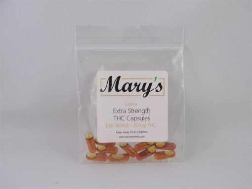 Mary’s Sativa Extra Strength THC Capsules
