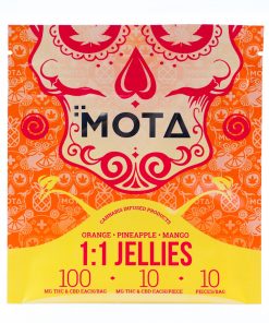 Mota – 1:1 Jellies (100mg THC & 100mg CBD)