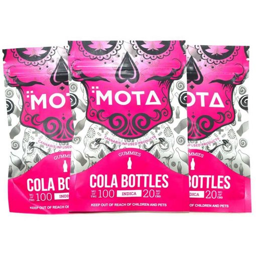 Mota – Cola Bottles Indica Medicated Gummies (100mg THC)