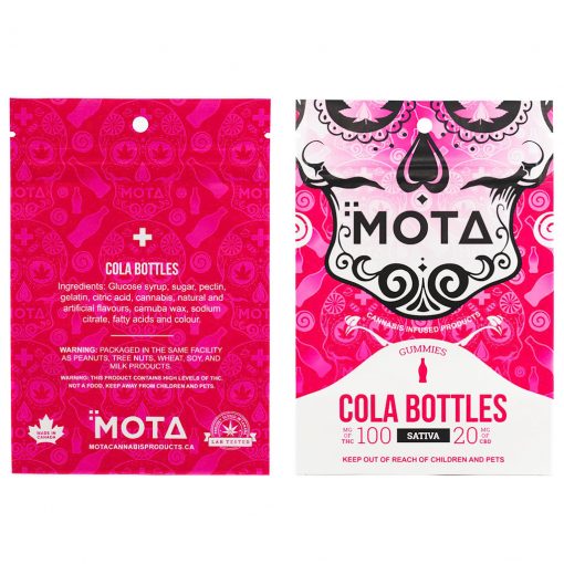 Mota – Cola Bottles Sativa Medicated Gummies (100mg THC)