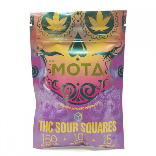 Mota – THC Sour Squares (150mg THC)