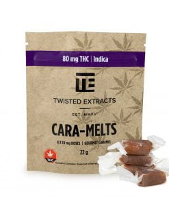 Twisted Extracts – Indica Cara-Melts (80mg THC)