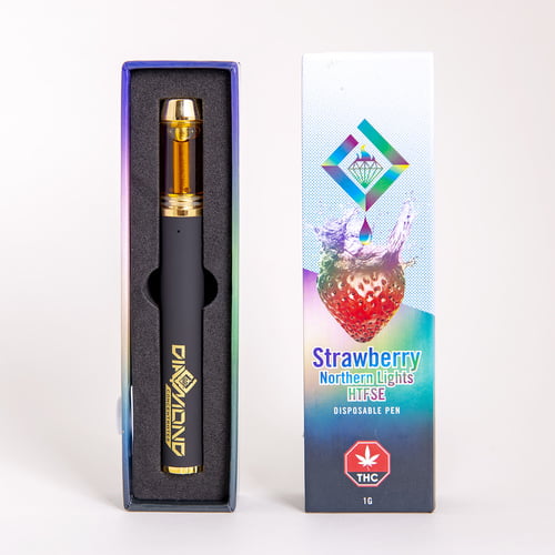 Diamond Concentrates - Strawberry Northern Lights HTFSE Disposable Vape Pens