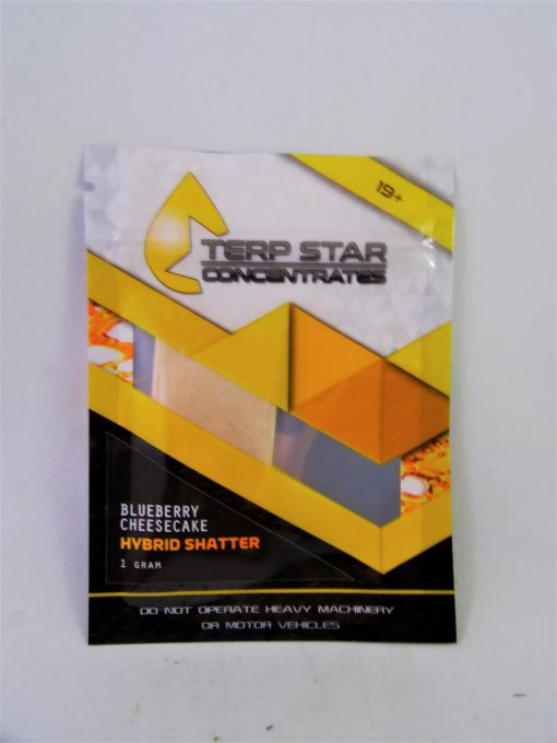 Terp Star Concentrates - Blueberry Cheesecake Shatter