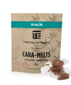 Twisted Extracts – CBD Cara-Melts (80mg CBD)