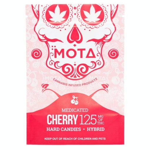 Mota - Cherry Hybrid Hard Candies (125mg THC)