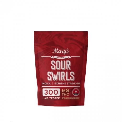 Mary’s Extreme Strength Sativa Sour Swirls (300mg THC)