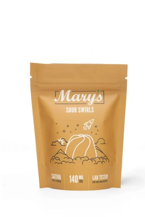 Mary's Triple Strength Sativa Sour Swirls (140mg THC)