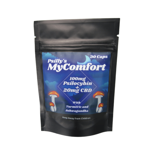 Psillys Mycomfort 100mg front