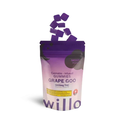 Willo THC Gummies - 1000mg (Full Spectrum Indica)
