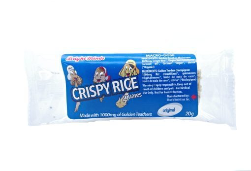 Bright Minds Crispy Rice Marshmallow Squares (1 Gram Golden Teachers)