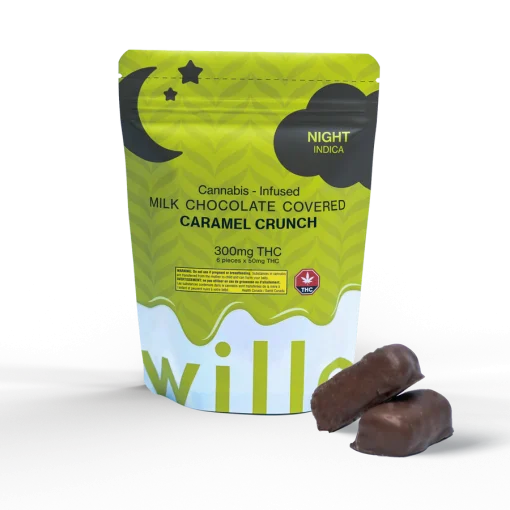 Willo Milk Chocolate Caramel Crunch (300mg THC)