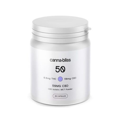 Canna Bliss CBD Capsules – 50mg